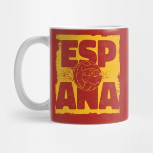 Vintage Spanish Football // Retro Spain Soccer Mug